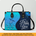 Personalized Christian Leather Grandma Handbag