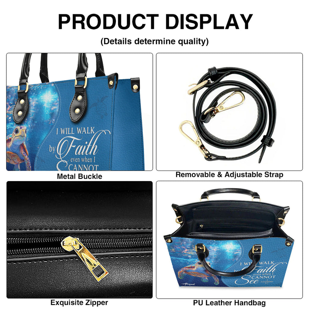 Personalized Christian Leather Handbag