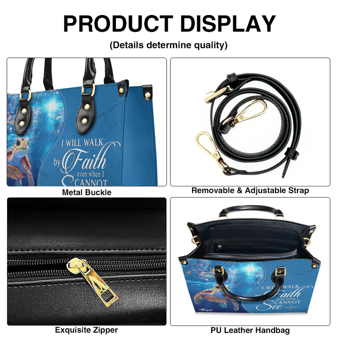 Personalized Christian Leather Handbag