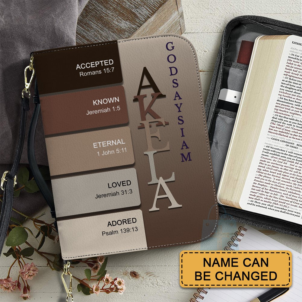 Organic Earth Personalized Name Bible Cover