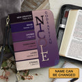 Personalized Name Meaning Lavender Bible Cover