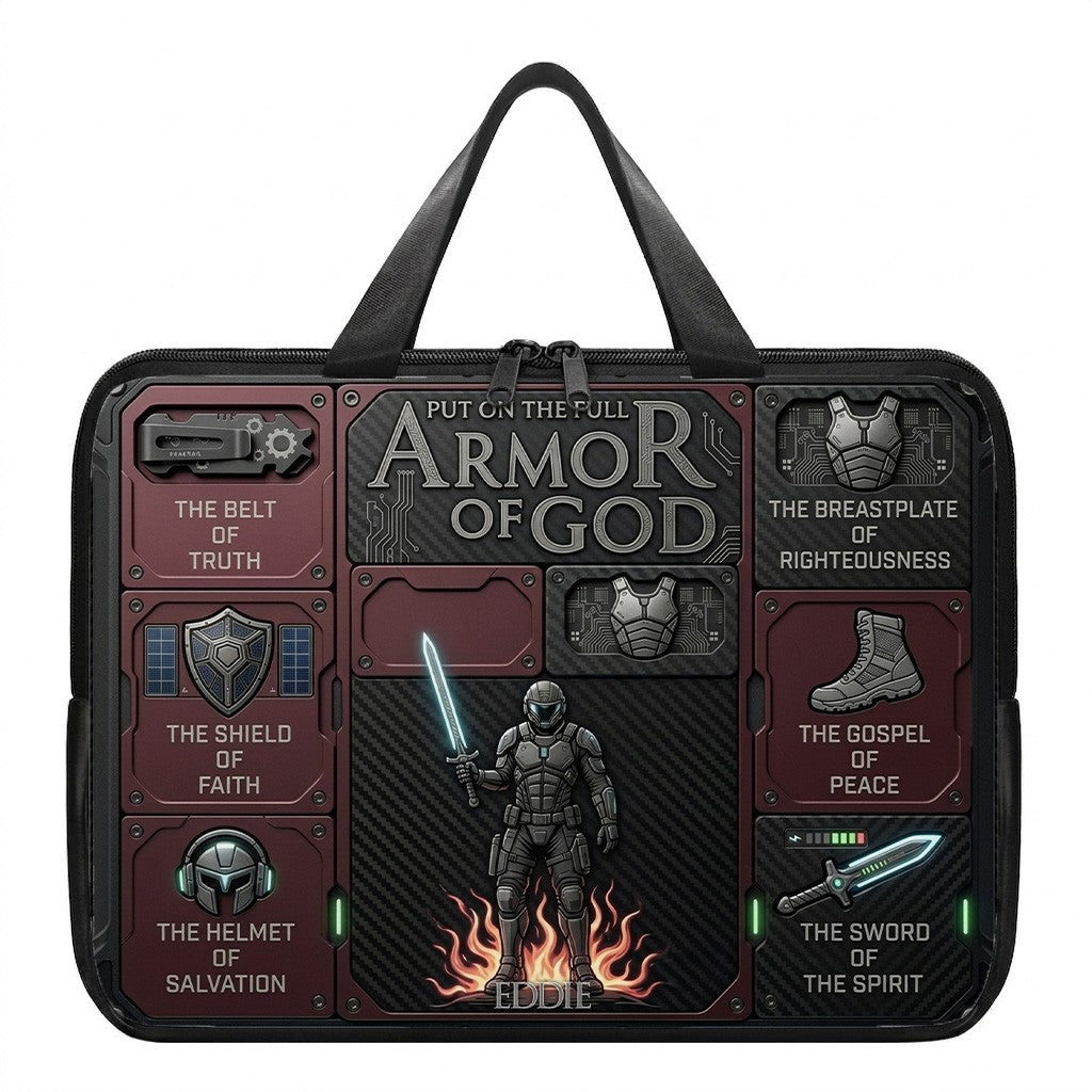 Personalized Armor of God Laptop Sleeve