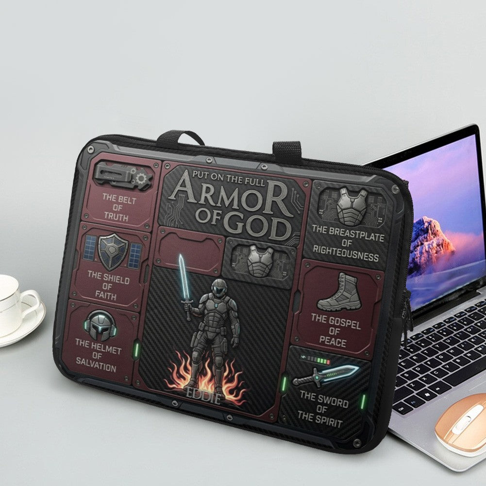 Personalized Armor of God Laptop Sleeve
