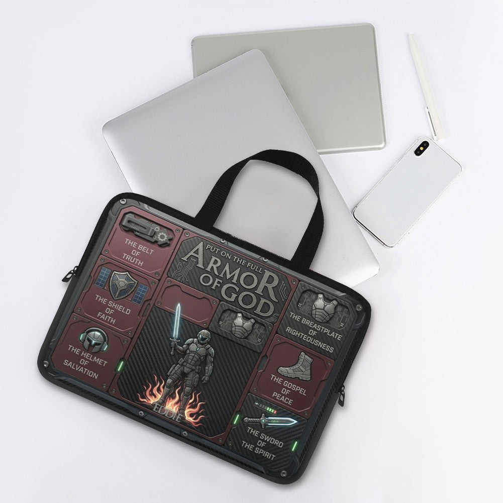 Personalized Armor of God Laptop Sleeve