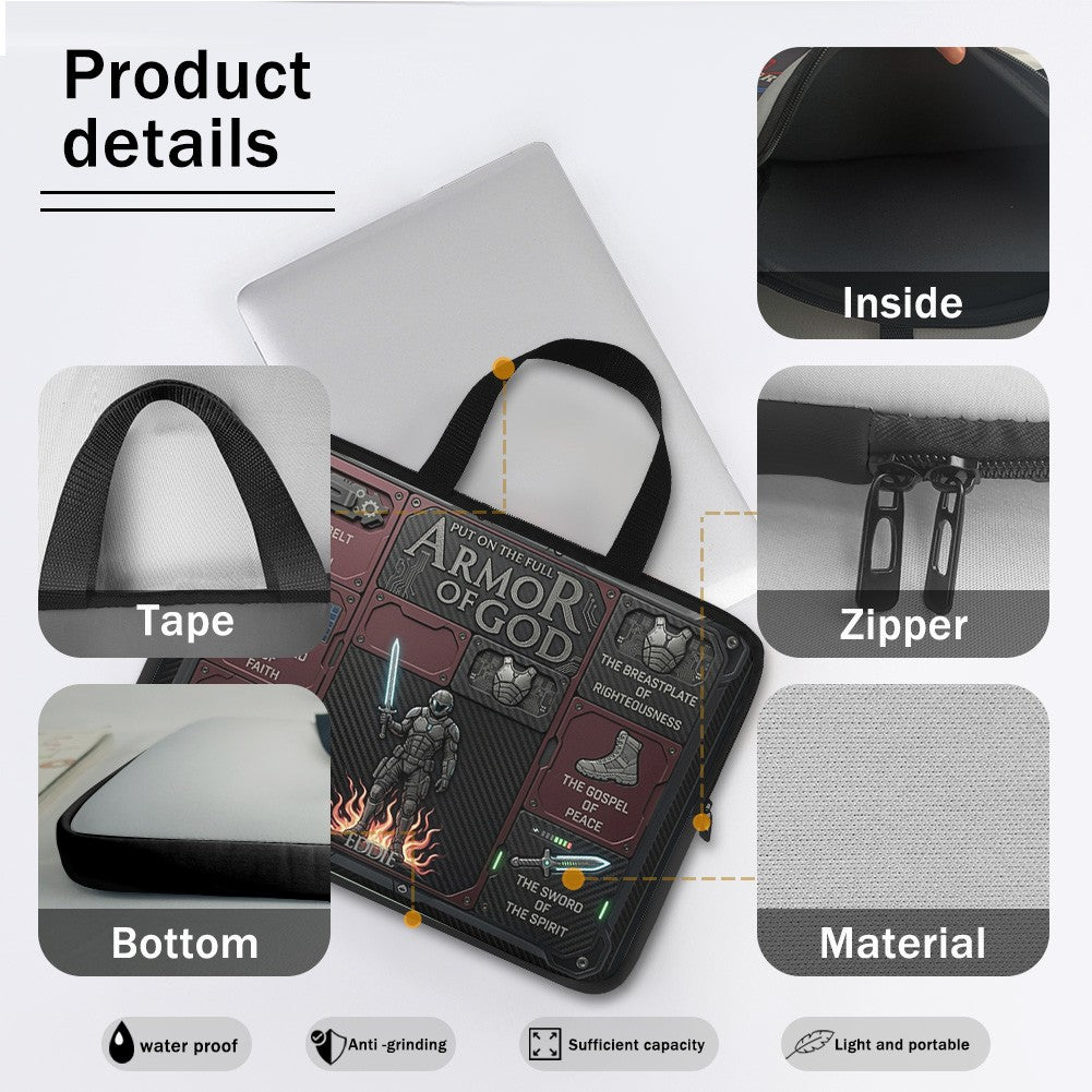 Personalized Armor of God Laptop Sleeve
