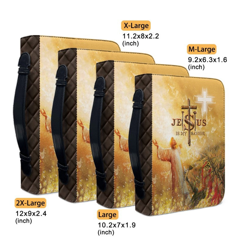 Personalized Jesus Is My Savior Lion Bible Cover