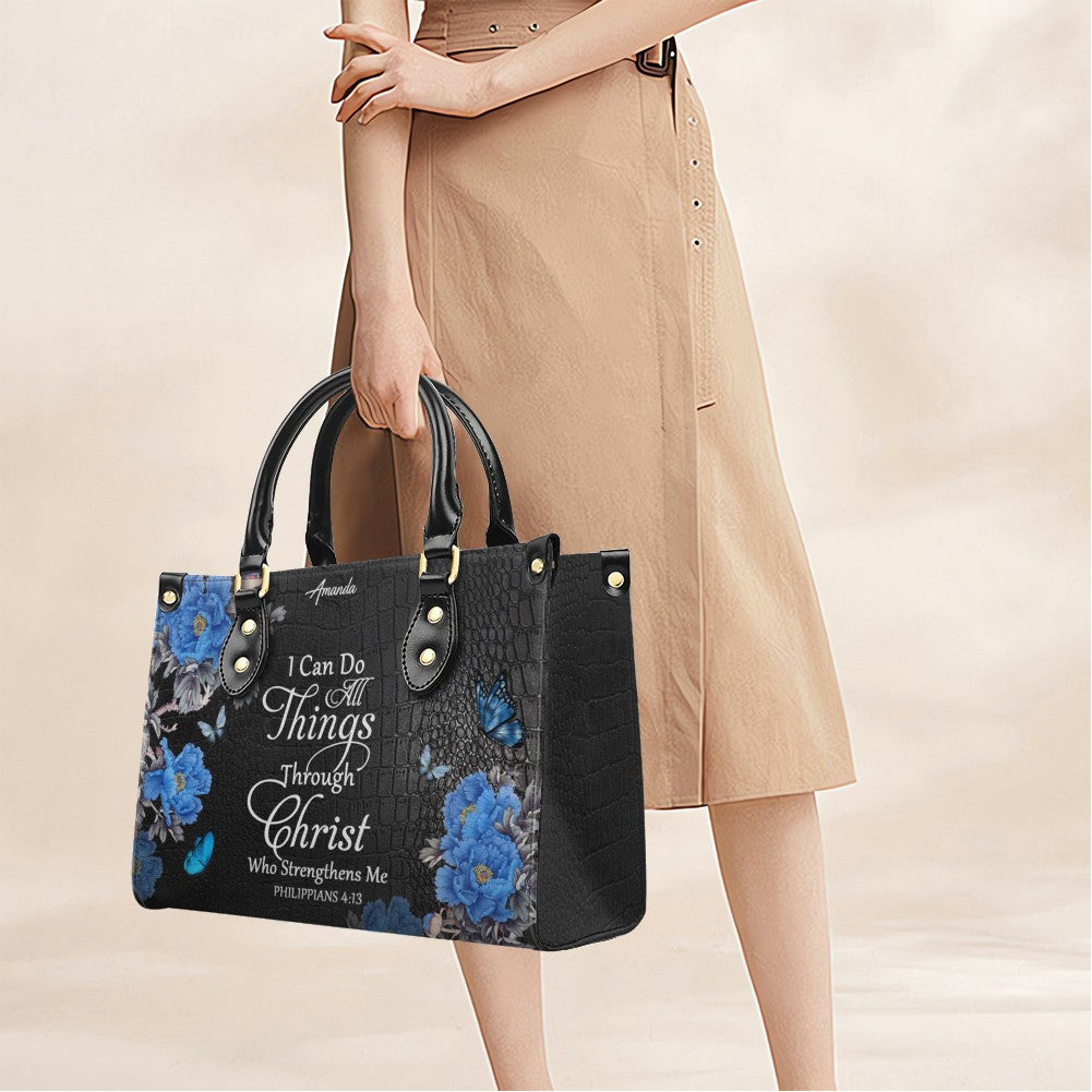 Personalized Christian Leather Handbag & Wallet