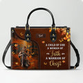 Woman of Faith Warrior of Christ Leather Handbag