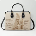 Custom "He Raises The Humble" Leather Handbag