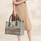 Personalized Give It to God Faith Leather Handbag