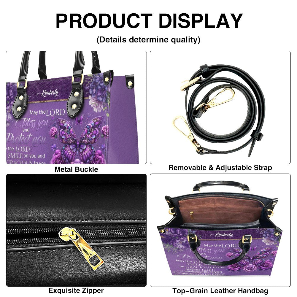 Custom Engraved Christian Leather Handbag