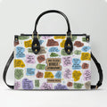 Personalized Bible Affirmation Leather Tote Bag