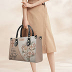 Personalized Beige Cross Handbag & Wallet Set