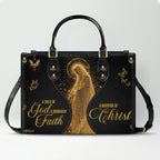 Personalized Christian Leather Handbag & Wallet Set