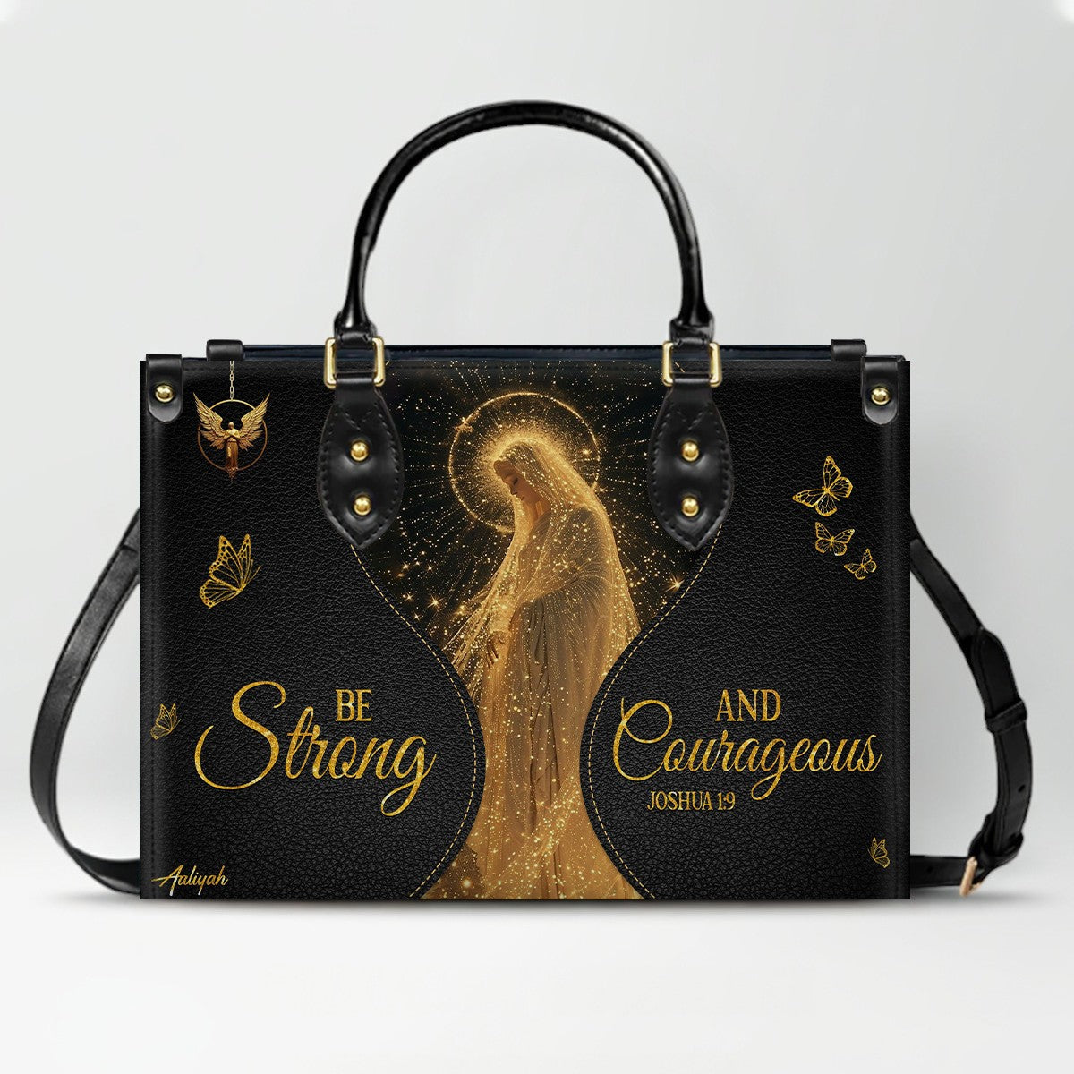 Personalized Christian Leather Handbag & Wallet Set