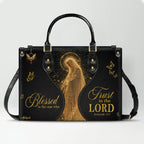 Personalized Christian Leather Handbag & Wallet Set