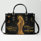 Personalized Christian Leather Handbag & Wallet Set