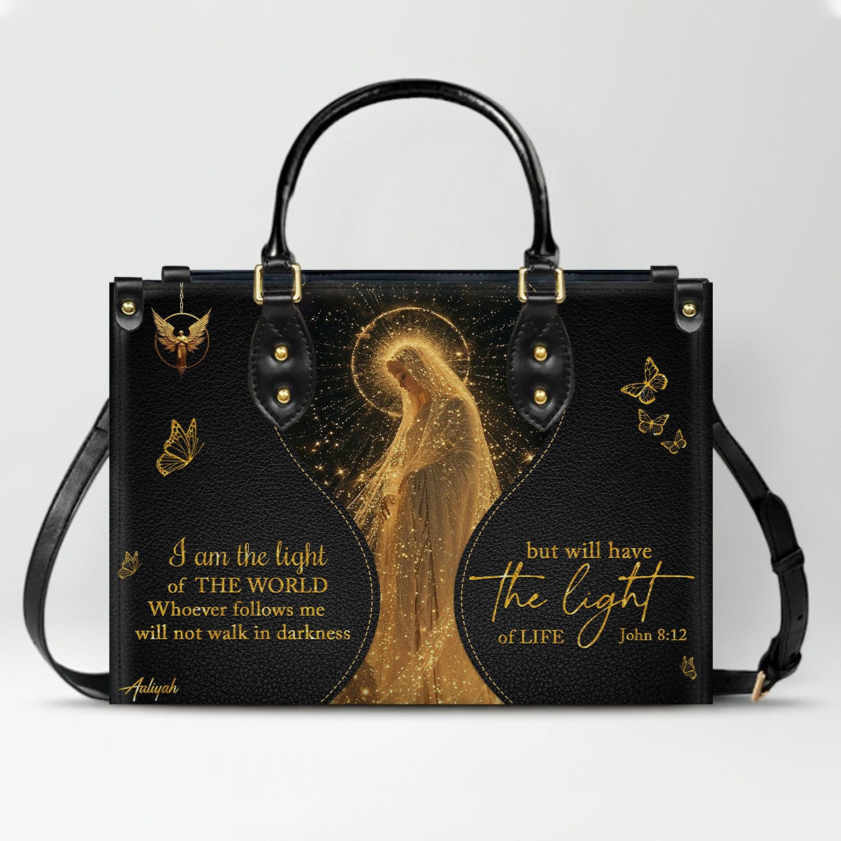 Personalized Christian Leather Handbag & Wallet Set