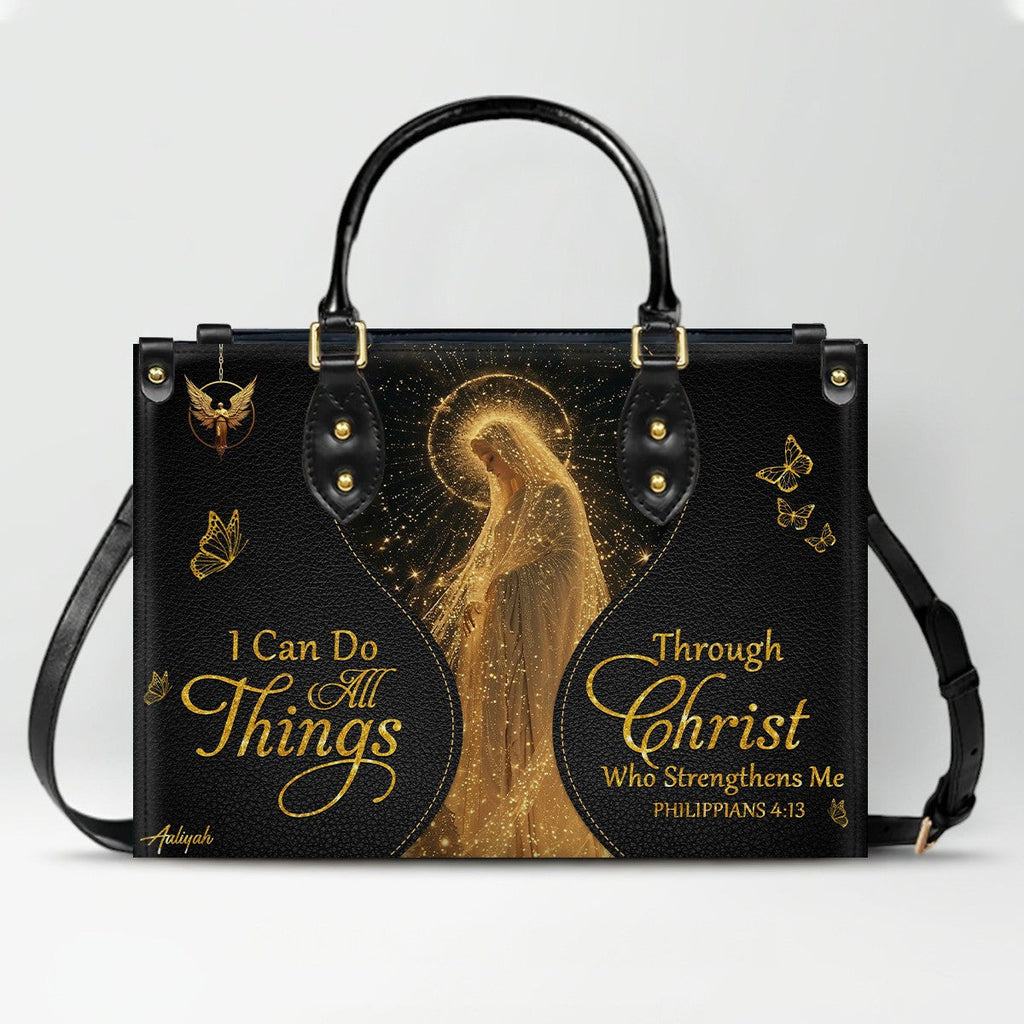 Personalized Christian Leather Handbag & Wallet Set