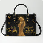 Personalized Christian Leather Handbag & Wallet Set