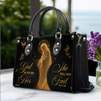 Personalized Christian Leather Handbag & Wallet Set