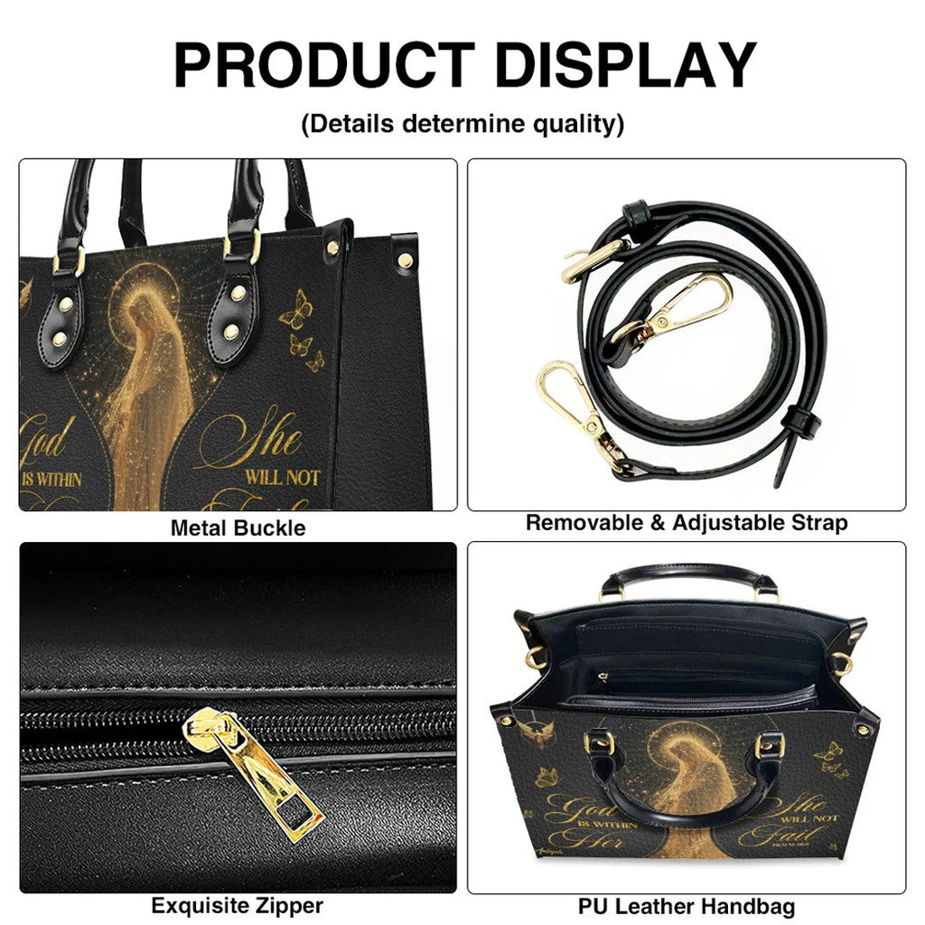 Personalized Christian Leather Handbag