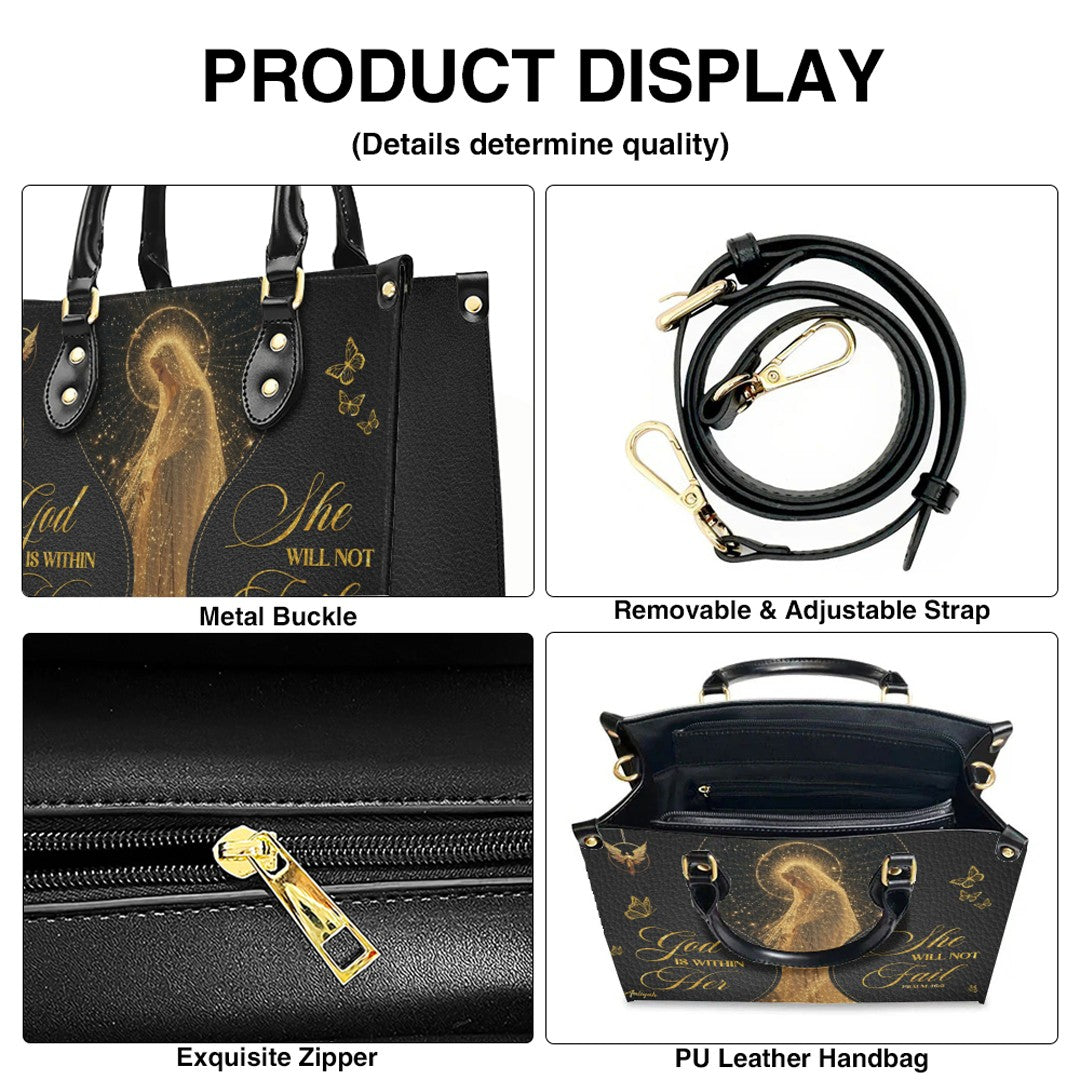 Personalized Christian Leather Handbag & Wallet Set