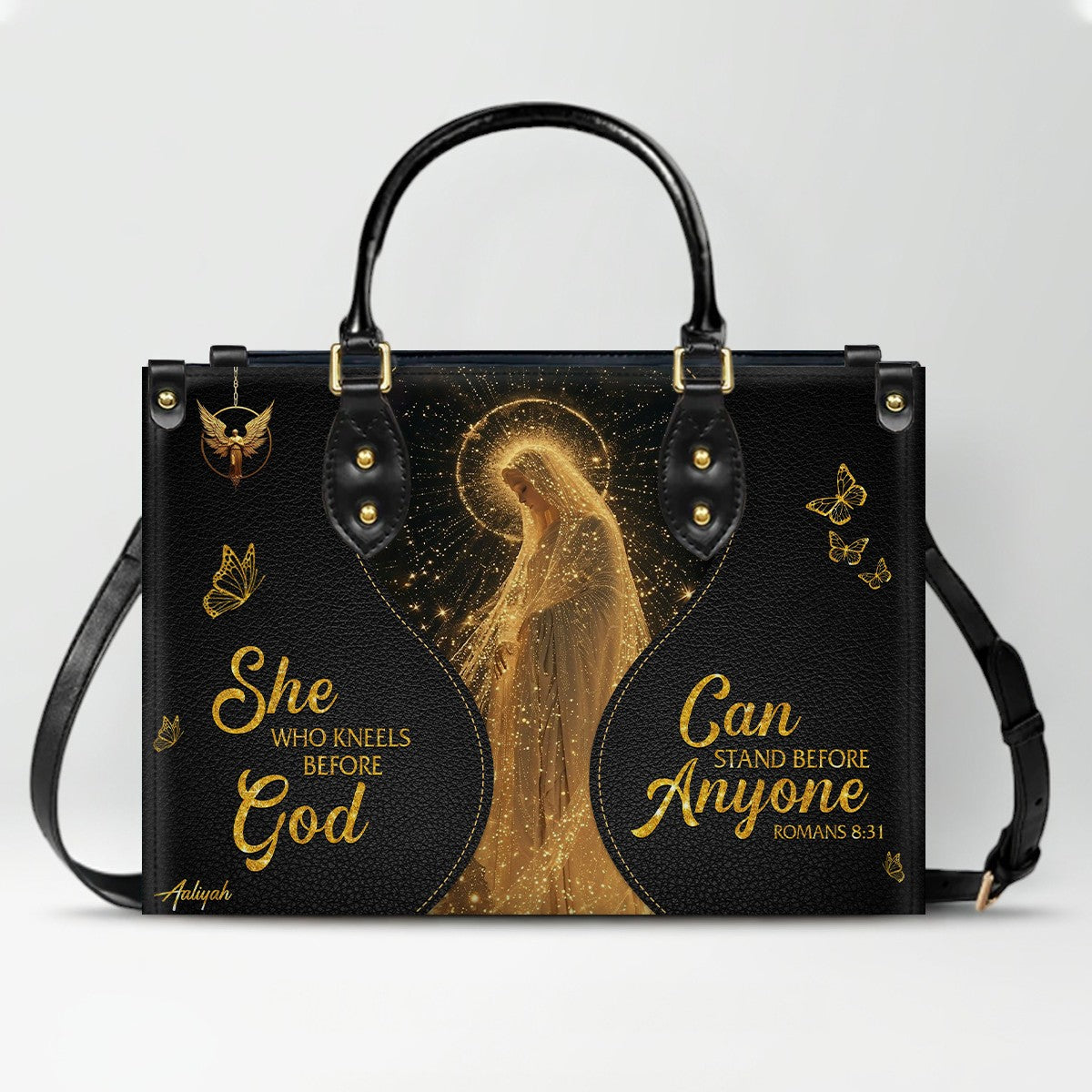 Personalized Christian Leather Handbag & Wallet Set