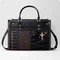 Personalized Bible Verse Leather Handbag