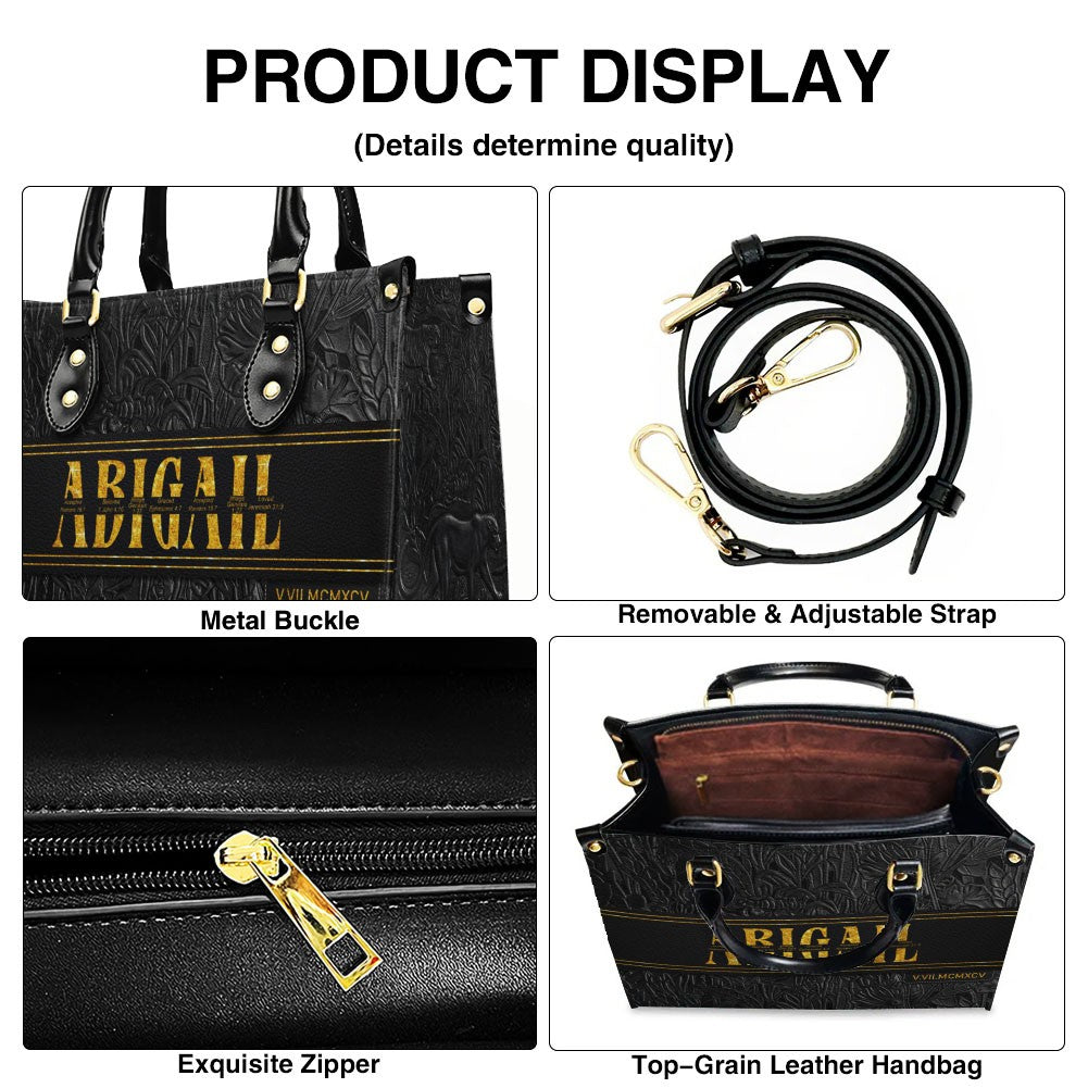 Custom Bible Verse Leather Handbag & Wallet Set