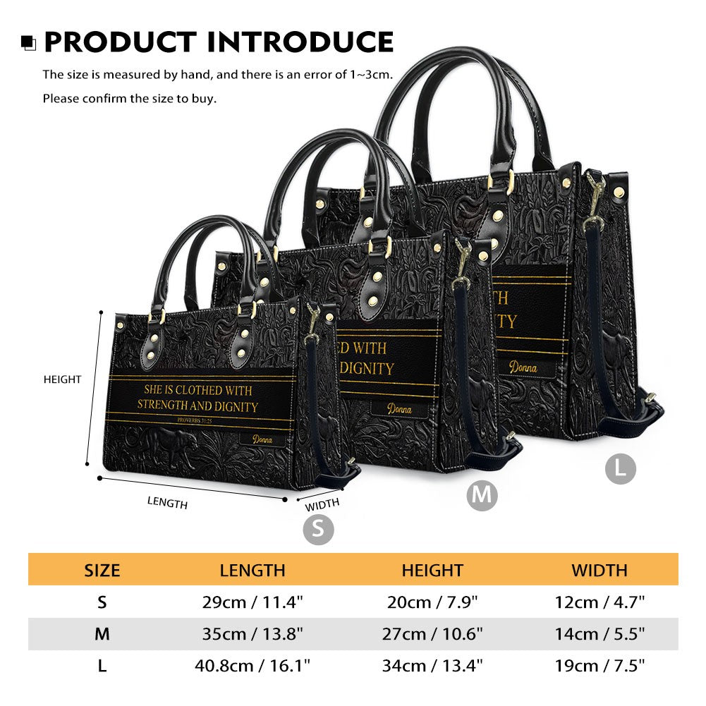Custom Christian Leather Handbag & Wallet Set