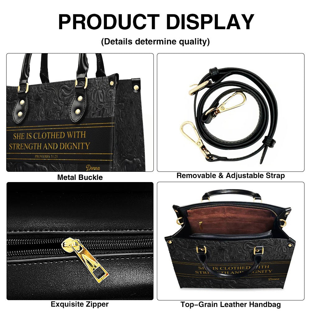 Custom Christian Leather Handbag & Wallet Set