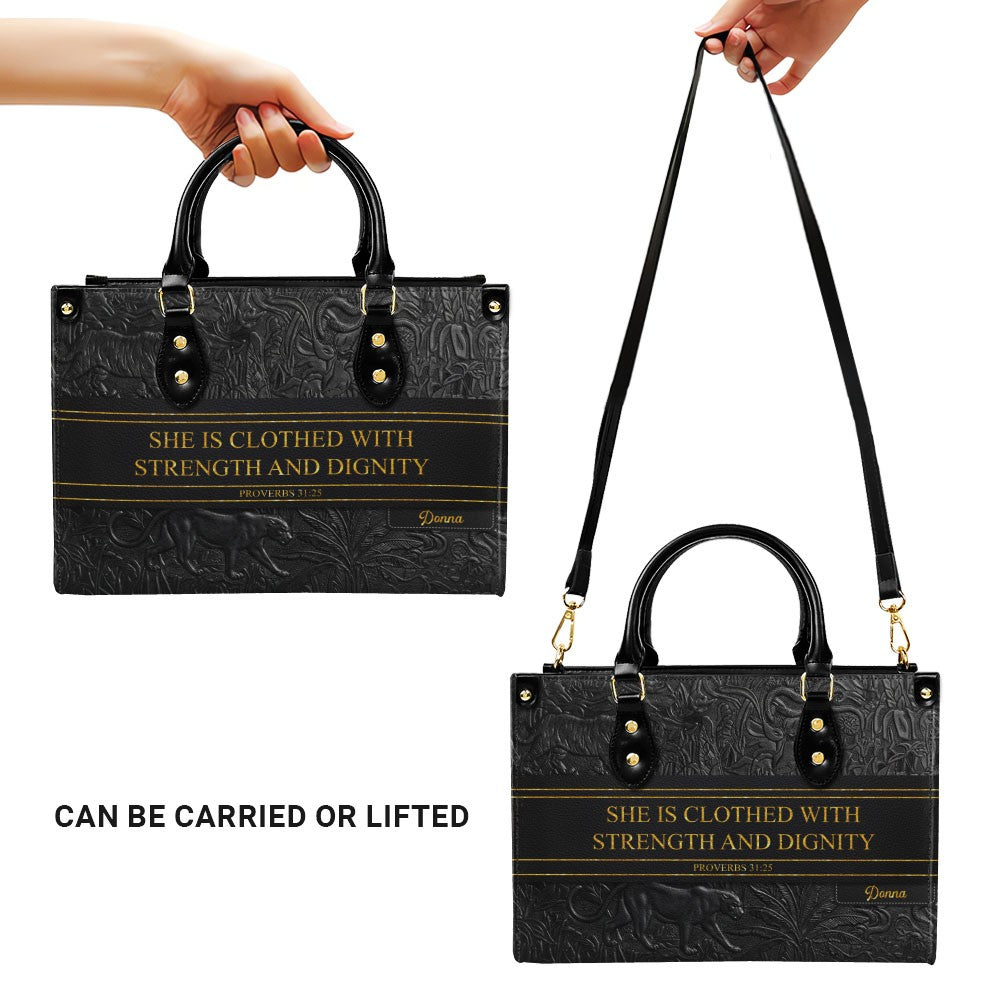 Custom Christian Leather Handbag & Wallet Set