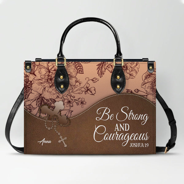 Personalized Christian Leather Handbag