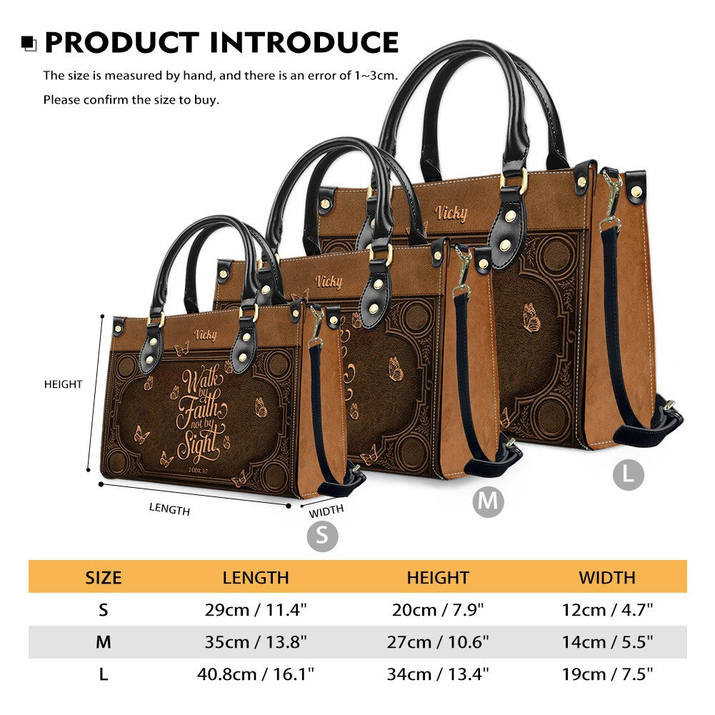 Custom Scripture Leather Tote & Wallet Set