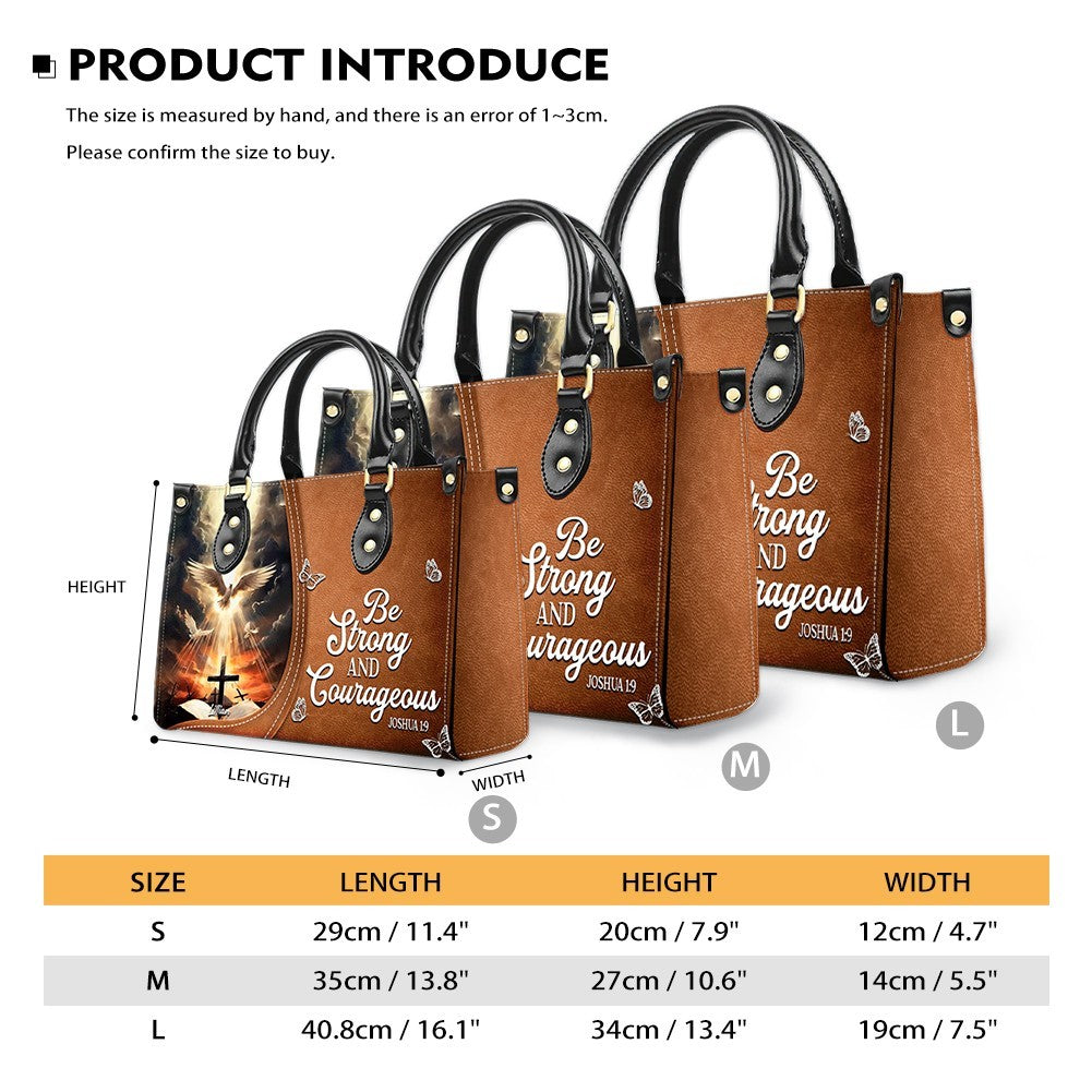 Personalized Christian Bible Verse Leather Handbag