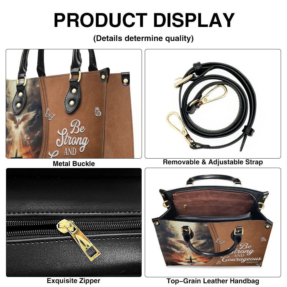 Personalized Christian Bible Verse Leather Handbag