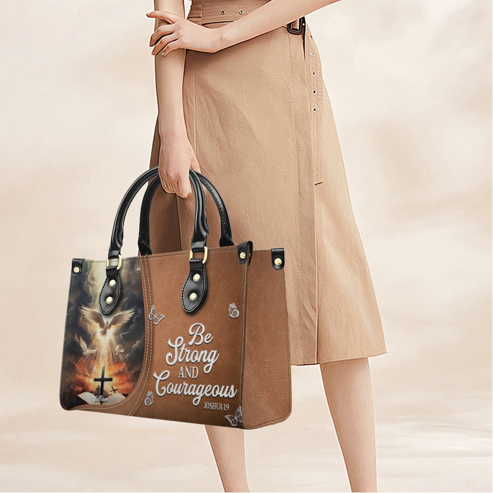 Personalized Christian Bible Verse Leather Handbag