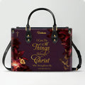 Personalized Christian Leather Handbag