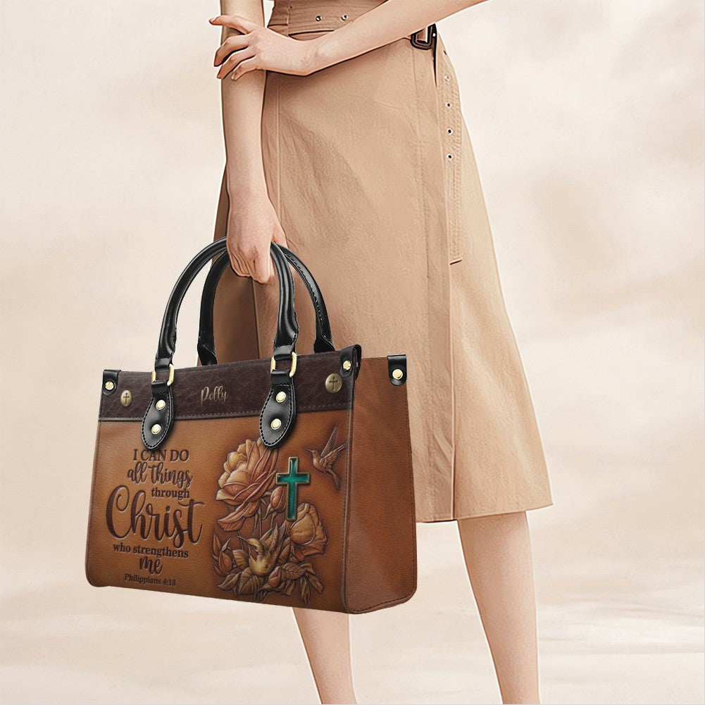 Custom Christian Leather Handbag & Wallet Set
