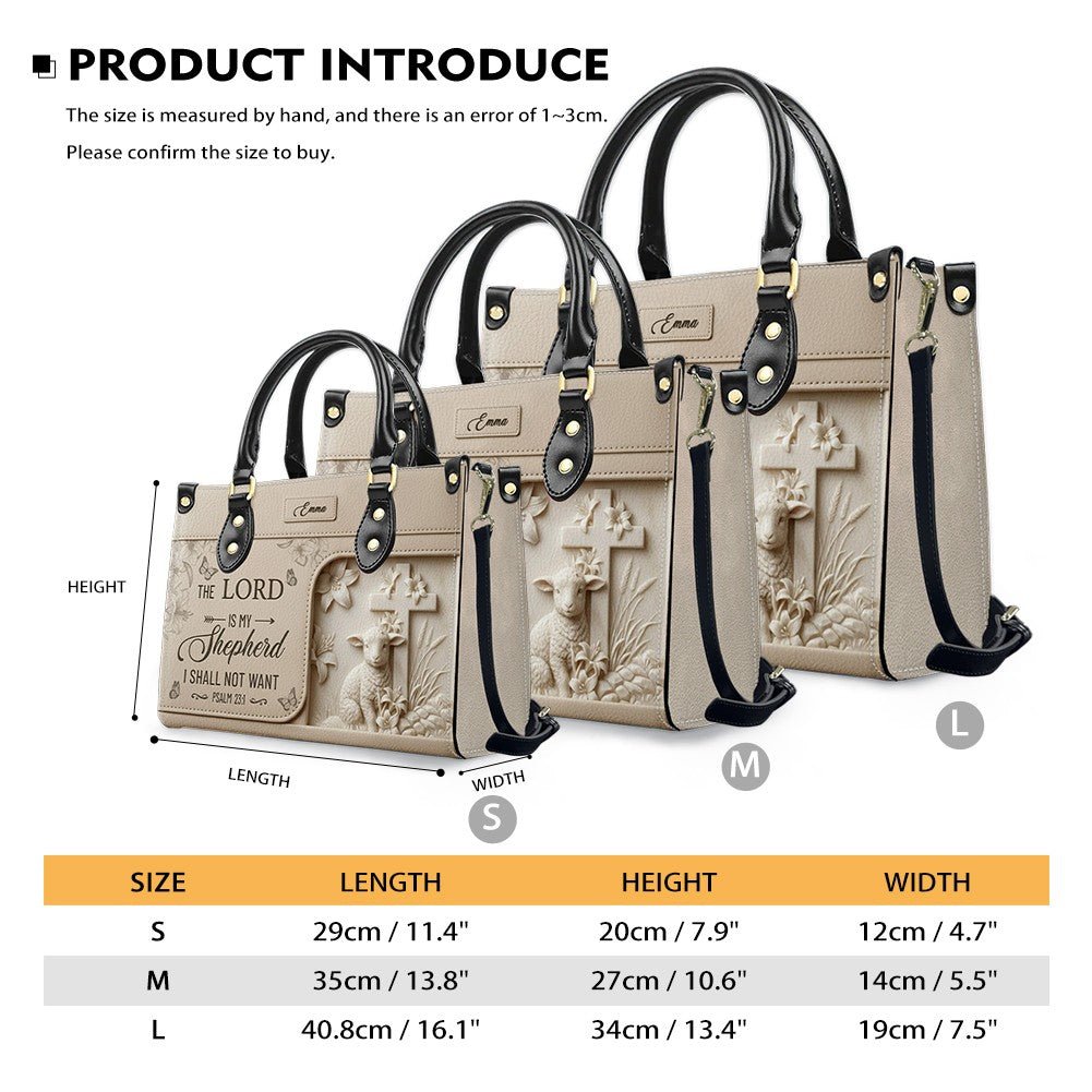 Personalized Christian Leather Handbag & Clutch