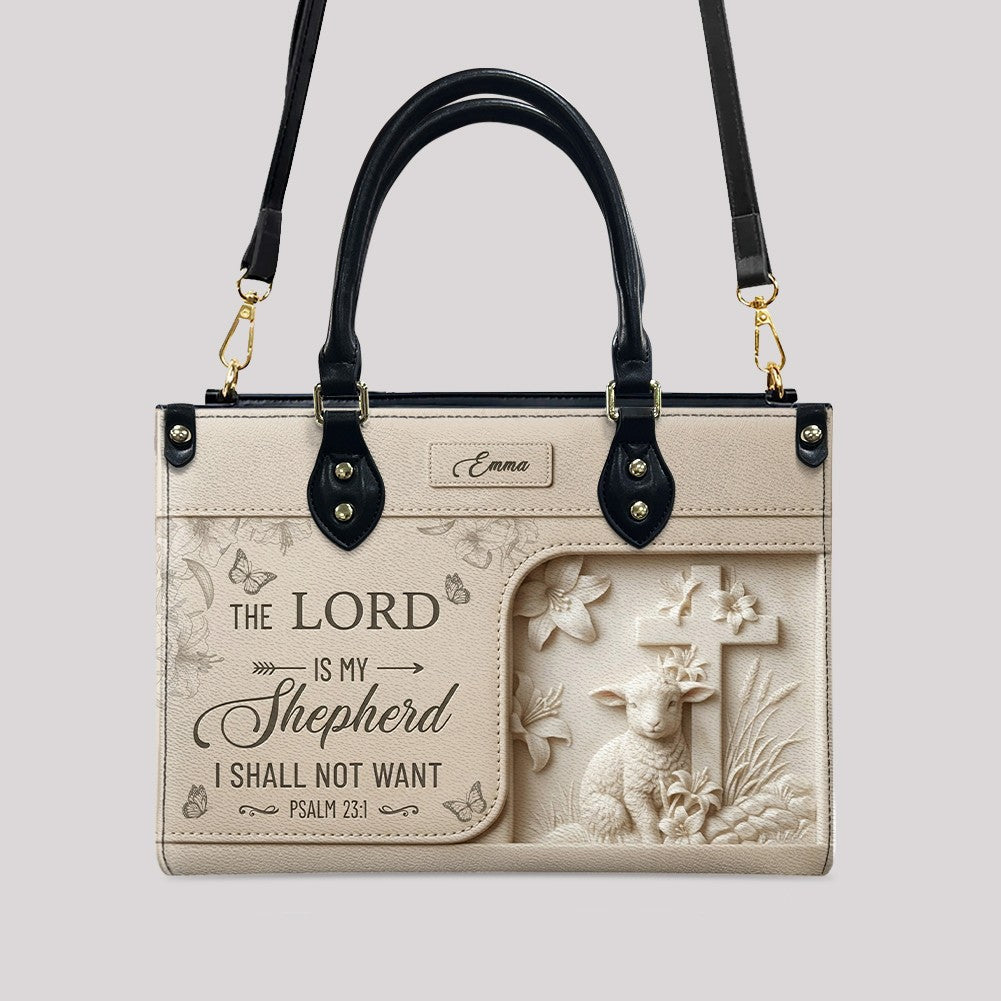 Personalized Christian Leather Handbag & Clutch