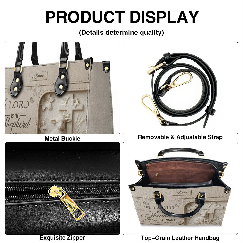 Personalized Christian Leather Handbag & Clutch