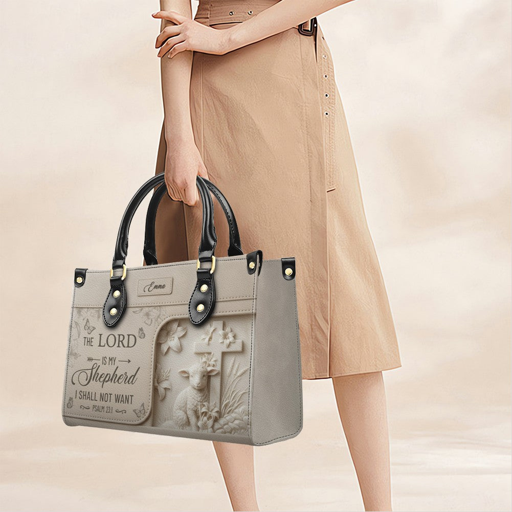 Personalized Christian Leather Handbag & Clutch