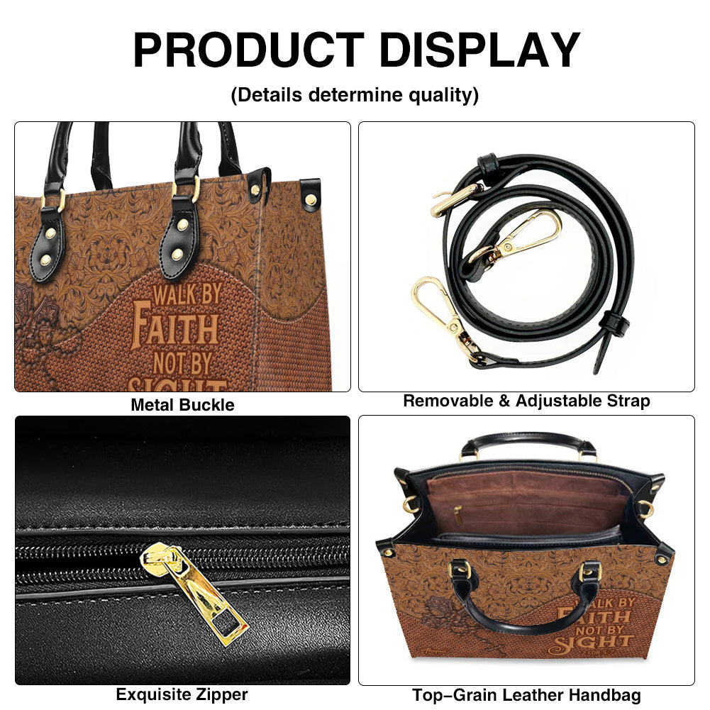 Personalized Christian Western Leather Tote Bag