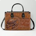 Personalized Western Turtle Leather Handbag