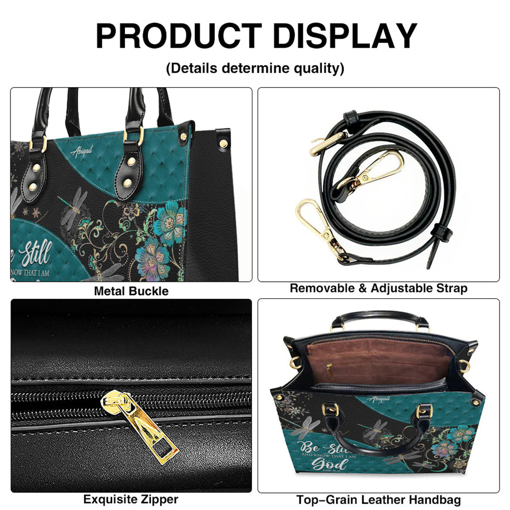 Personalized Christian Leather Handbag