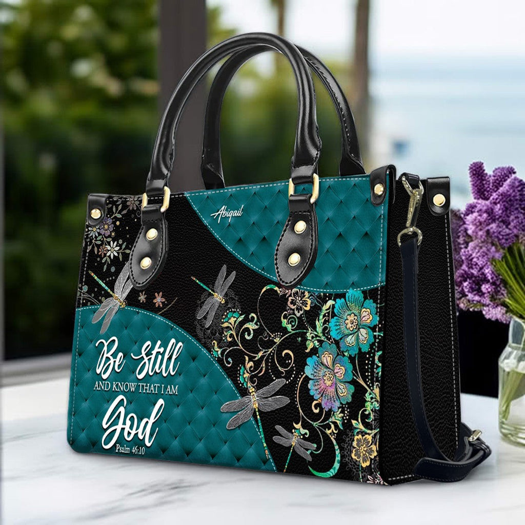 Personalized Christian Leather Handbag
