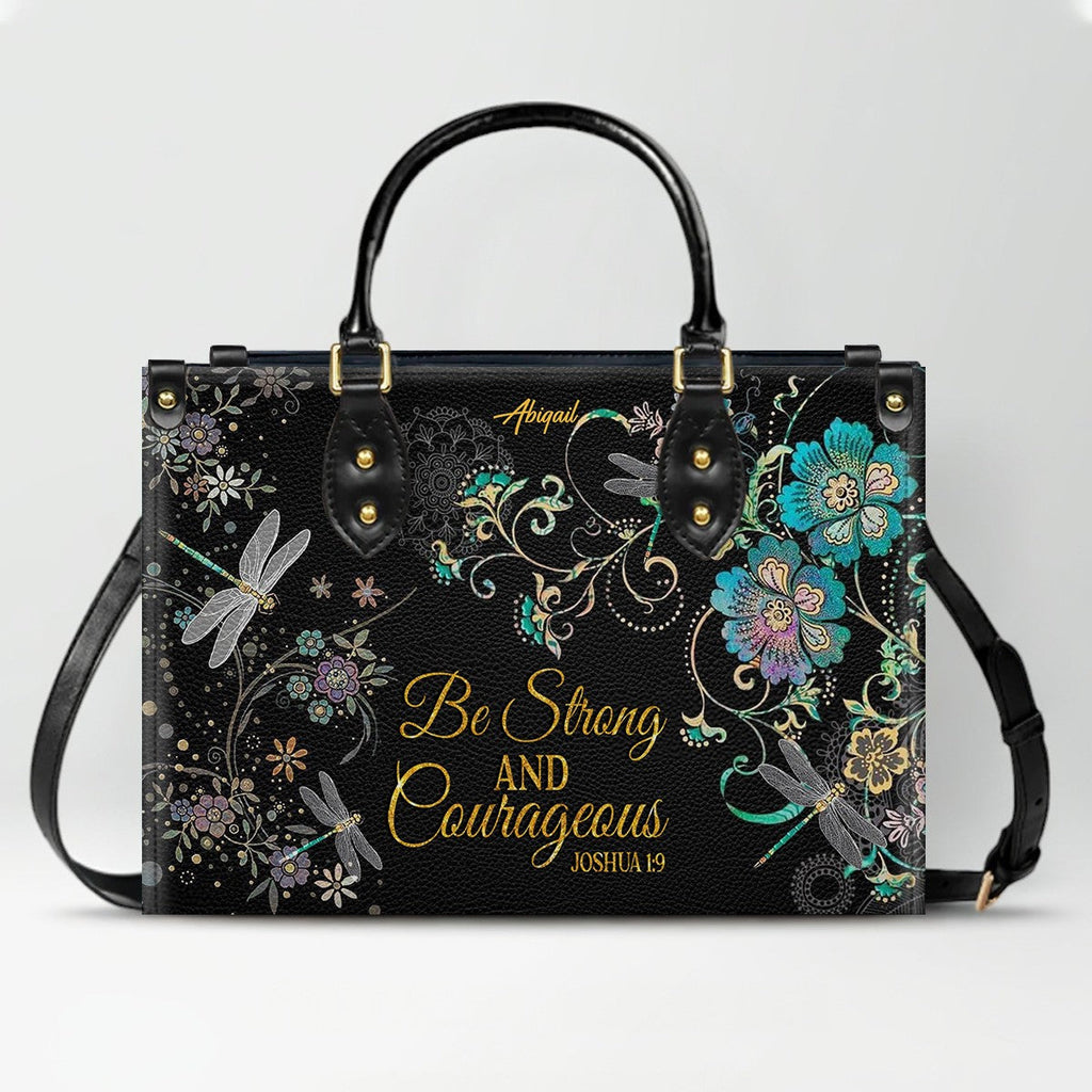 Personalized Christian Leather Handbag