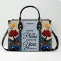 Personalized Christian 3D Tree Leather Handbag